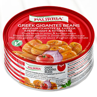 Riesenbohnen gekocht in Zwiebel - Tomatensauce Paliria 280g