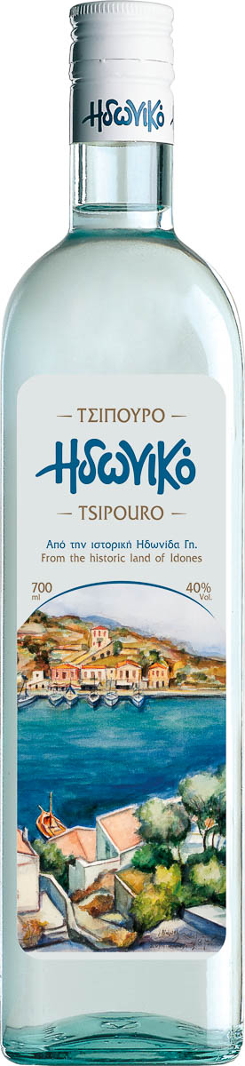 Idoniko Tsipouro ohne Anis 40% Costa Lazaridi 0,7L