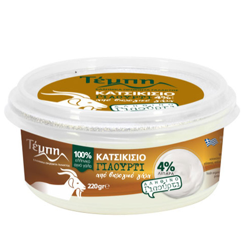 Traditioneller Joghurt Bio aus Ziegenmilch 4% Tempi 220g