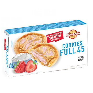 Cookies gefüllt mit 45% Joghurtcreme (Full 45) Violanta 150g