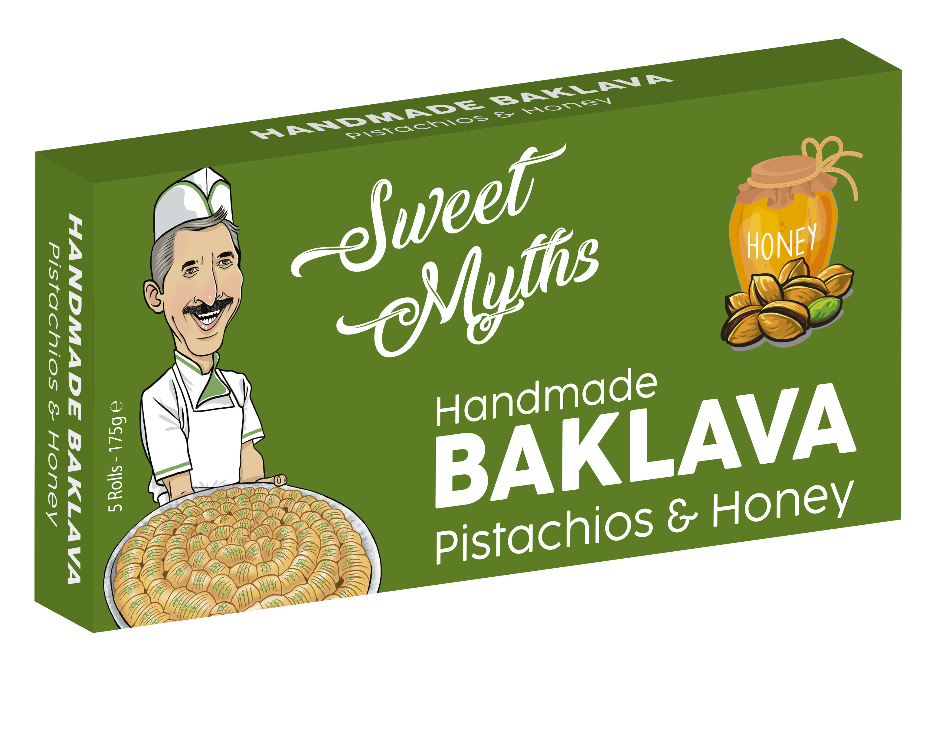 Baklava mit Pistazien und Honig Choco Myths 175g 