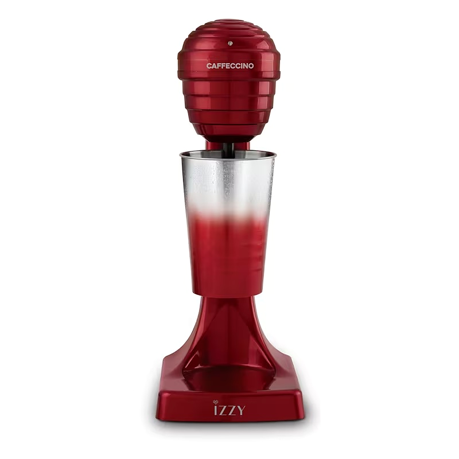 Frappe Mixer mit Kopf Caffeccino rot Izzy 120W