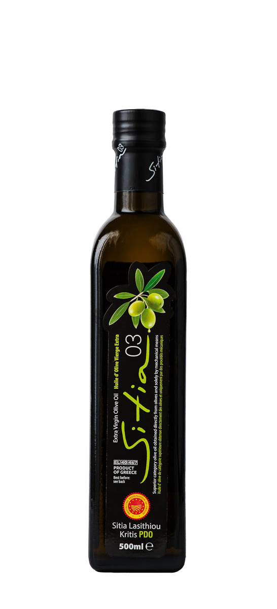 Olivenöl Extra Nativ 03 aus Sitia-Kreta PDO 0,75L