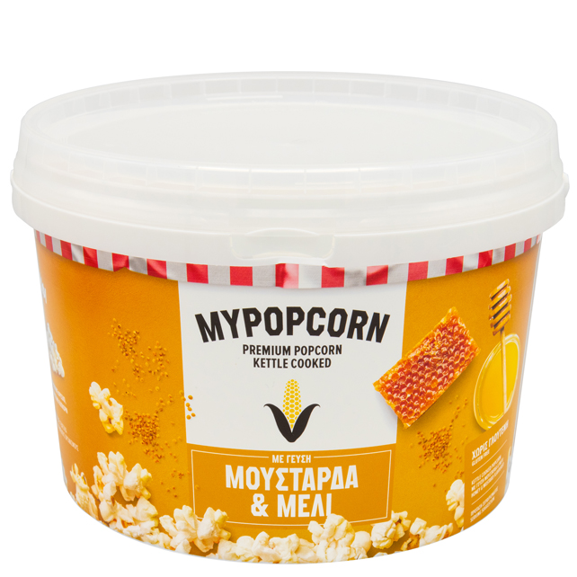 MyPopcorn im Eimer mit Senf & Honig Smartfoods 200g